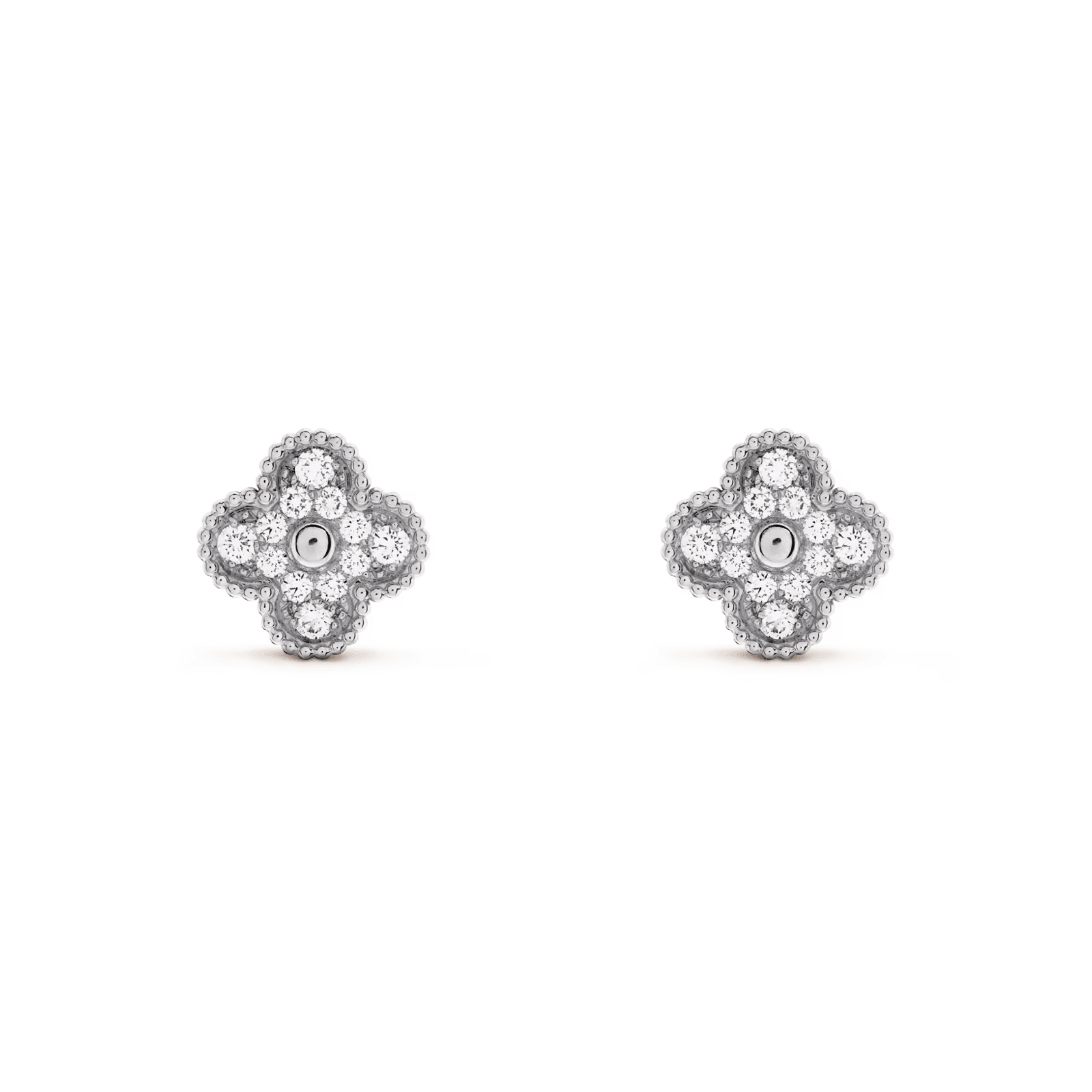 Aretes Trébol 4 hojas VVS2 - PALESSI