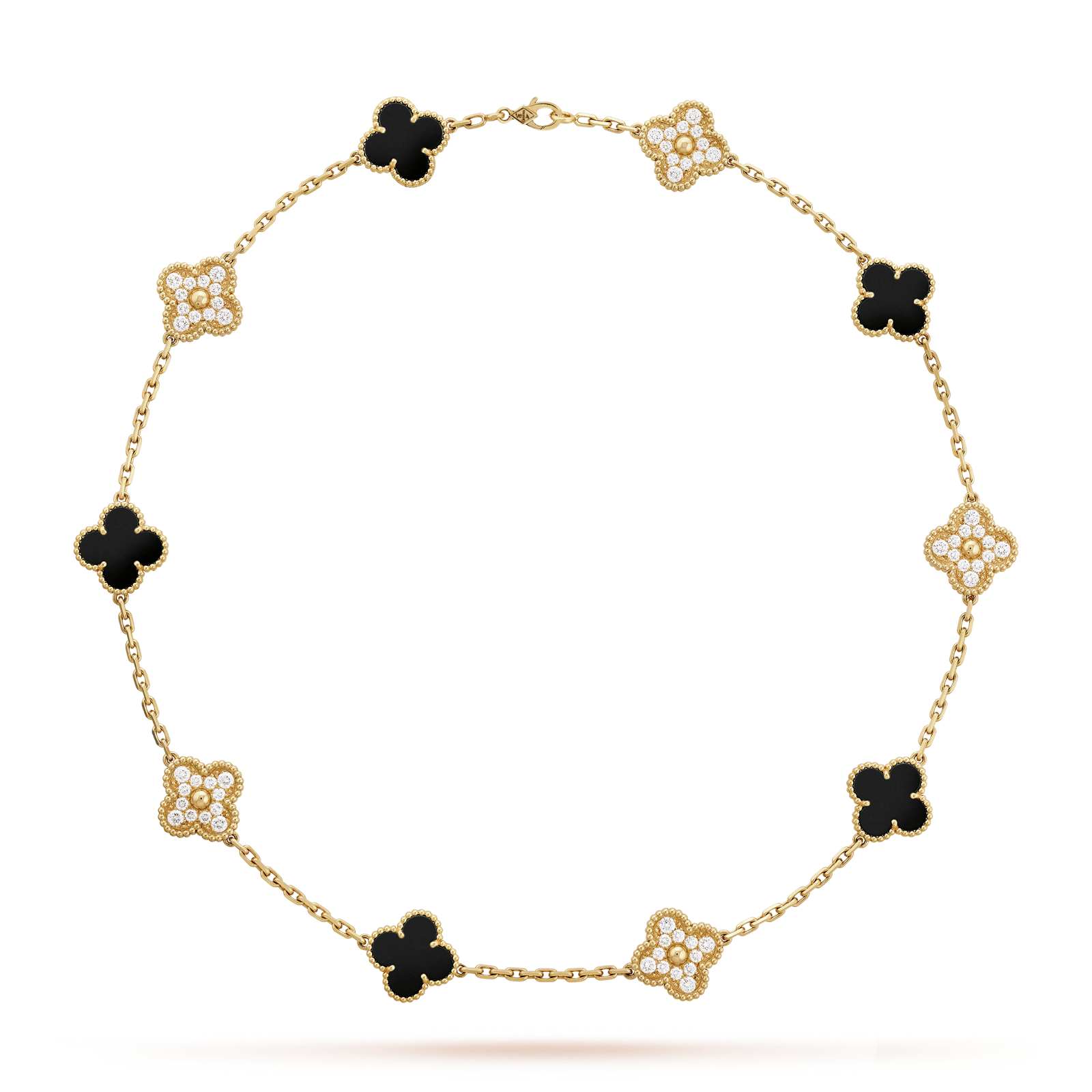 Collar Alhambra 10/20 motif Black - PALESSI