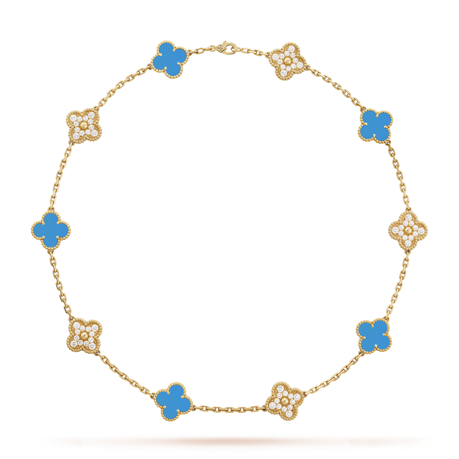 Collar Alhambra 10/20 motif Blue - PALESSI