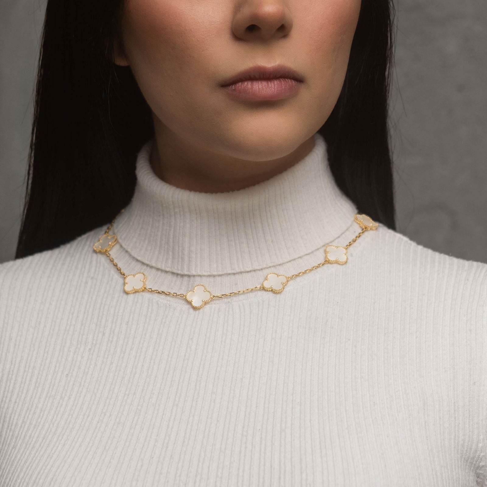 Collar Alhambra 10/20 motif Madre Perla - PALESSI