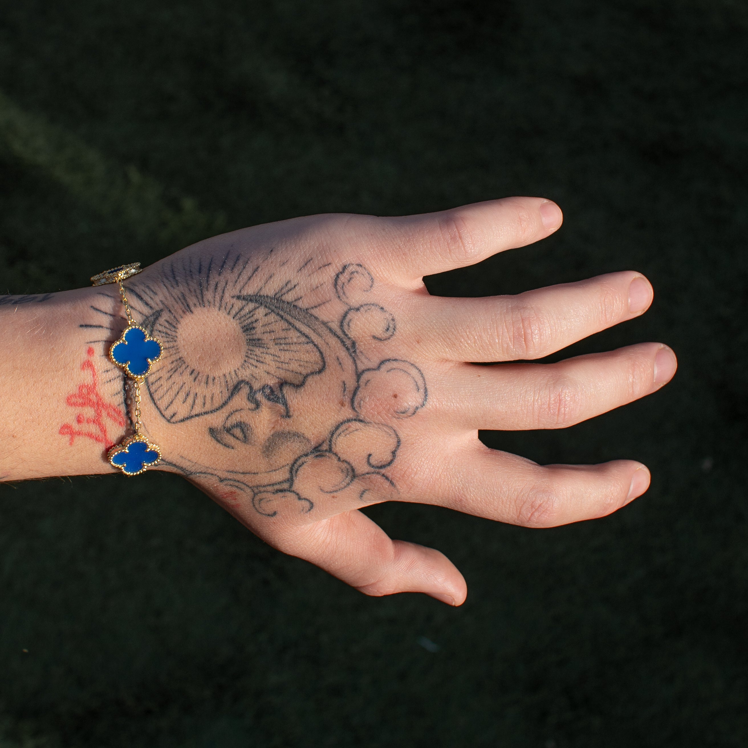 Brazalete Alhambra Àgata Azul