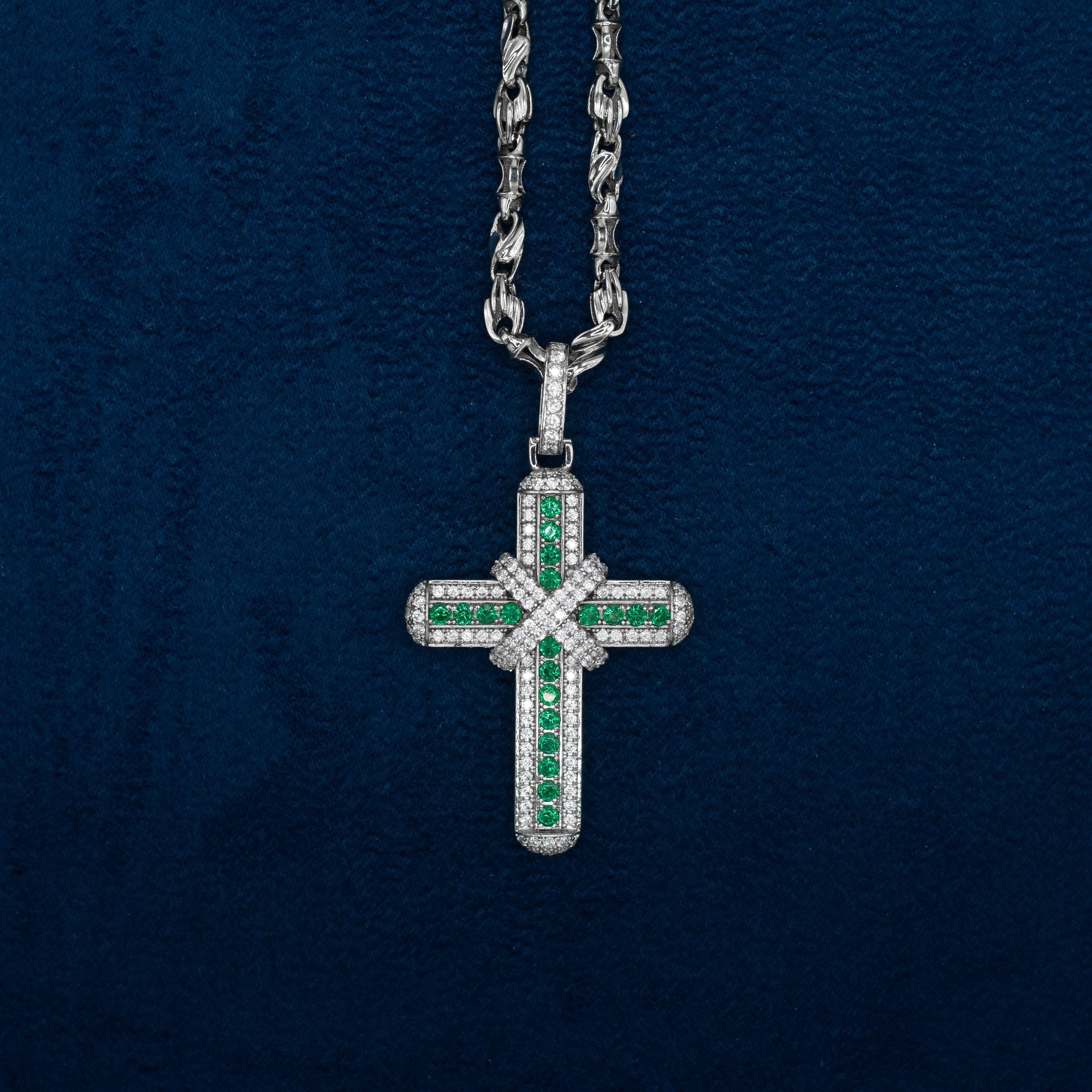 Cruz con moño 18K (Rose Gold) - PALESSI