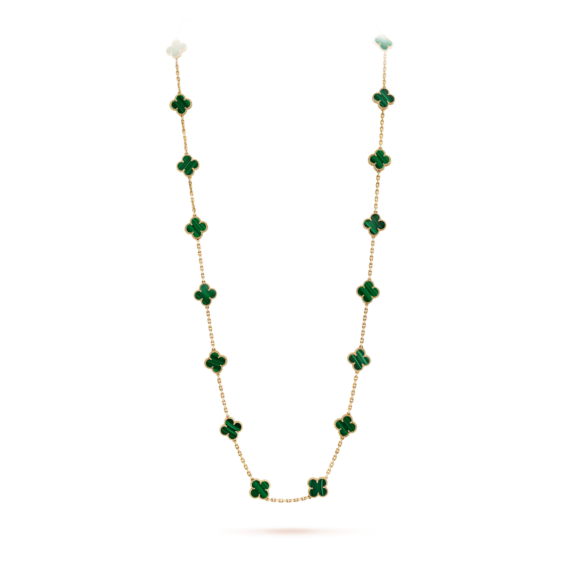 Collar Alhambra 20 motif Malaquita