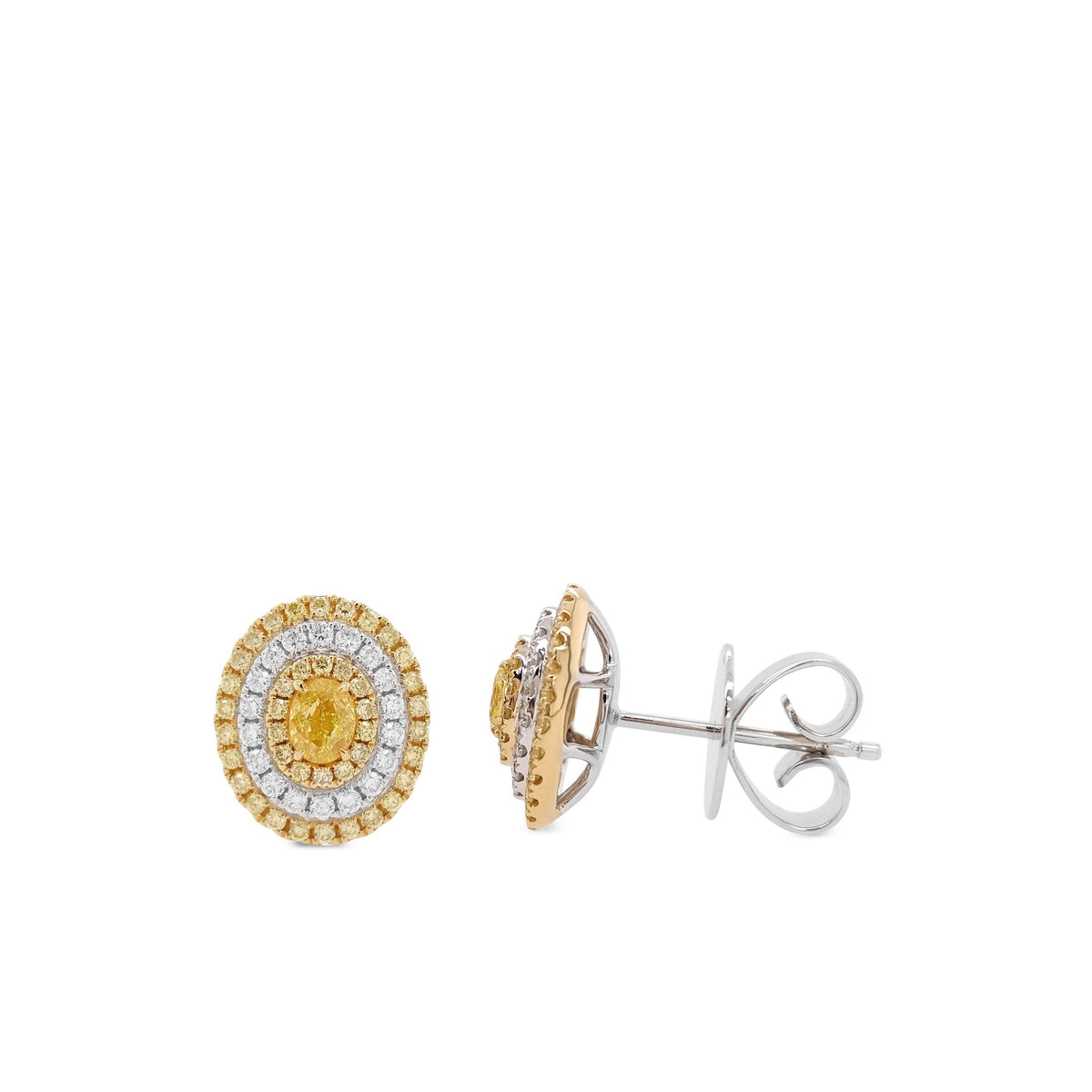 Arete con Diamante Amarillo 18k - PALESSI