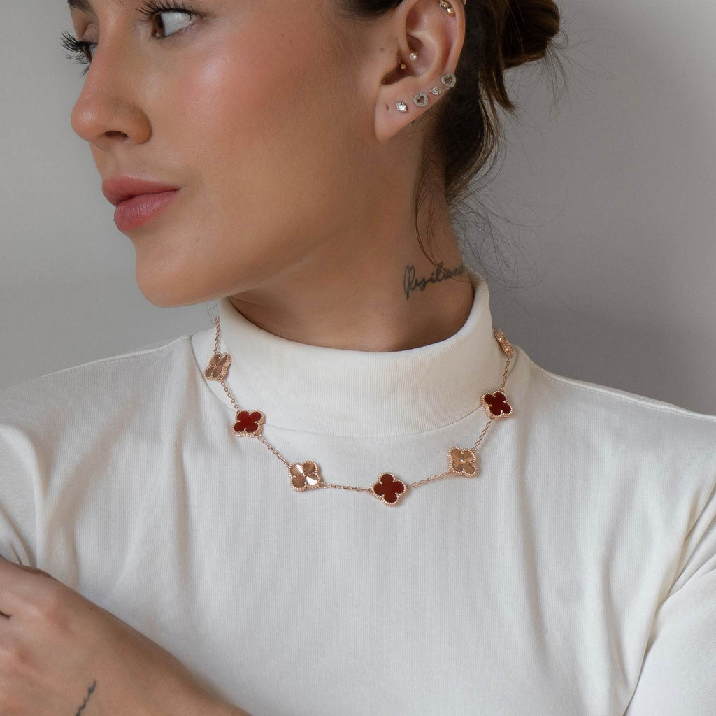 Collar Alhambra 10/20 Motif Red - PALESSI