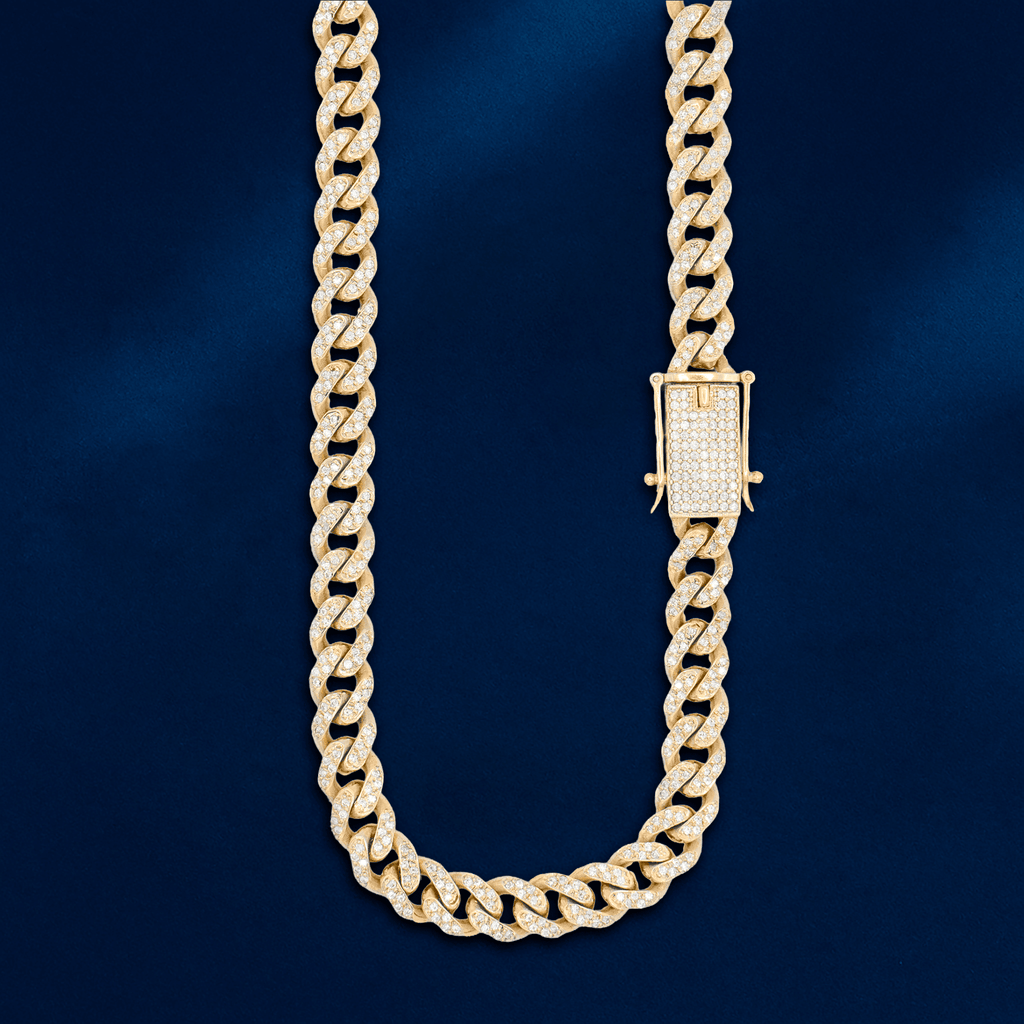 Collar Miami Cuban Ice 18k - PALESSI