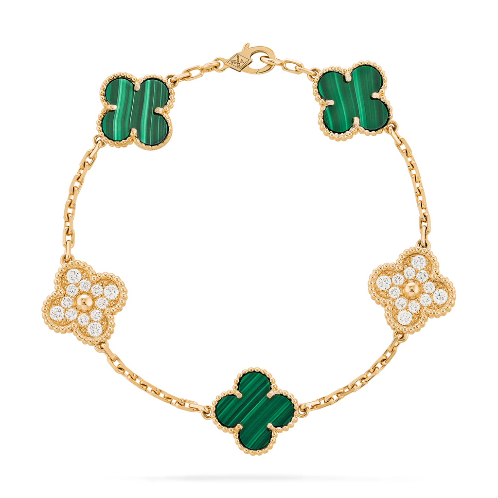 Alhambra 5 motif Green Oro 18k - PALESSI
