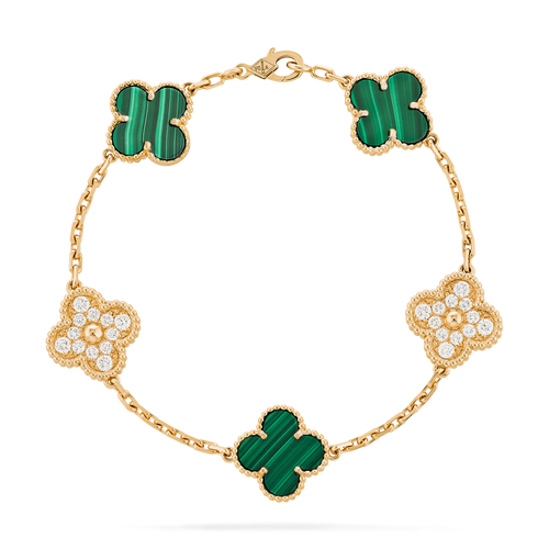 Alhambra 5 motif Green Oro 18k - PALESSI