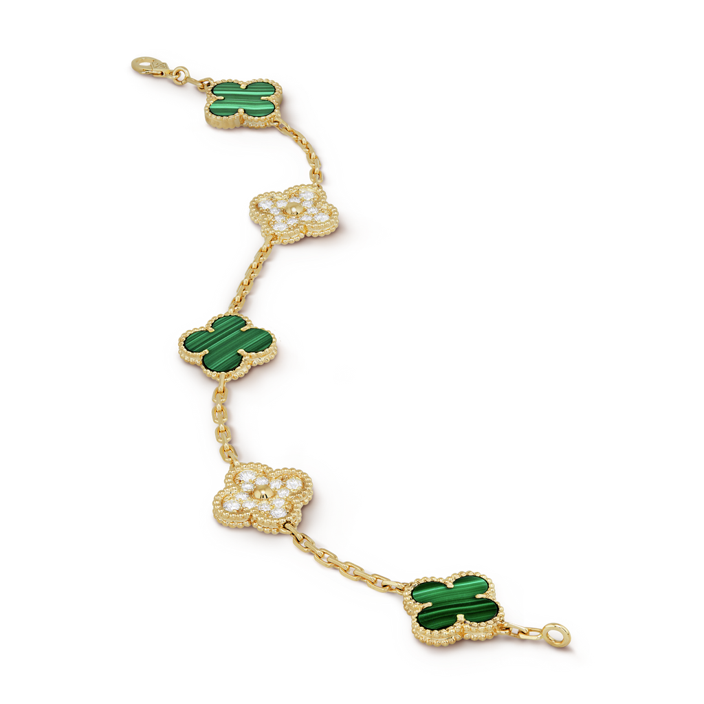 Alhambra 5 motif Green Oro 18k - PALESSI