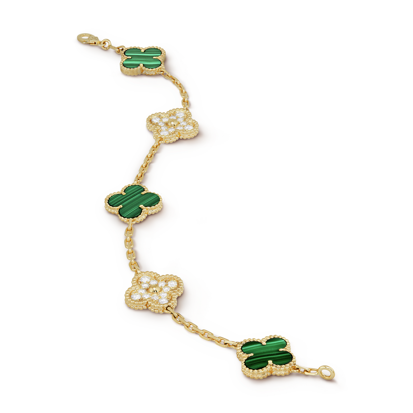 Alhambra 5 motif Green Oro 18k - PALESSI