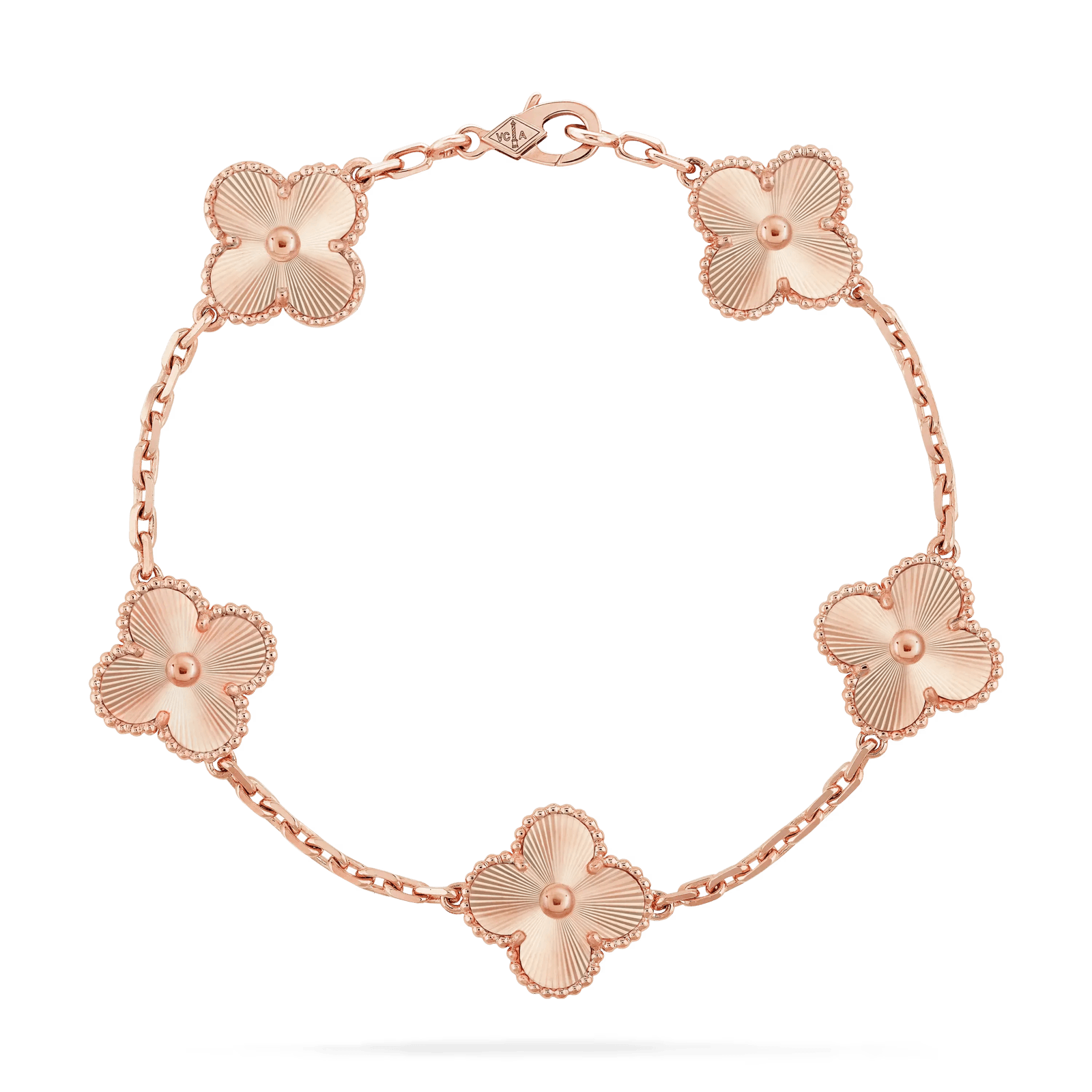 Brazalete Alhambra Rose Gold hecho en Oro Rosa