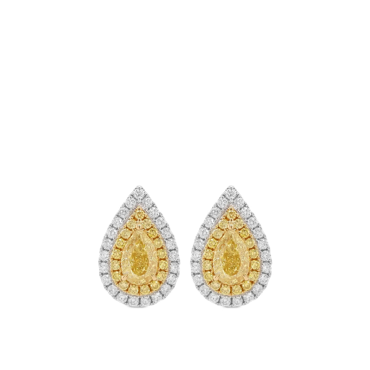 Arete con Diamante Amarillo 18k - PALESSI