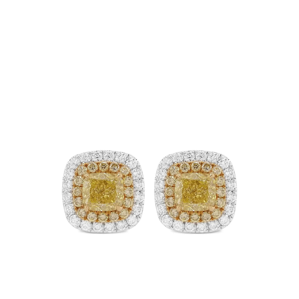 Arete con Diamante Amarillo 18k - PALESSI