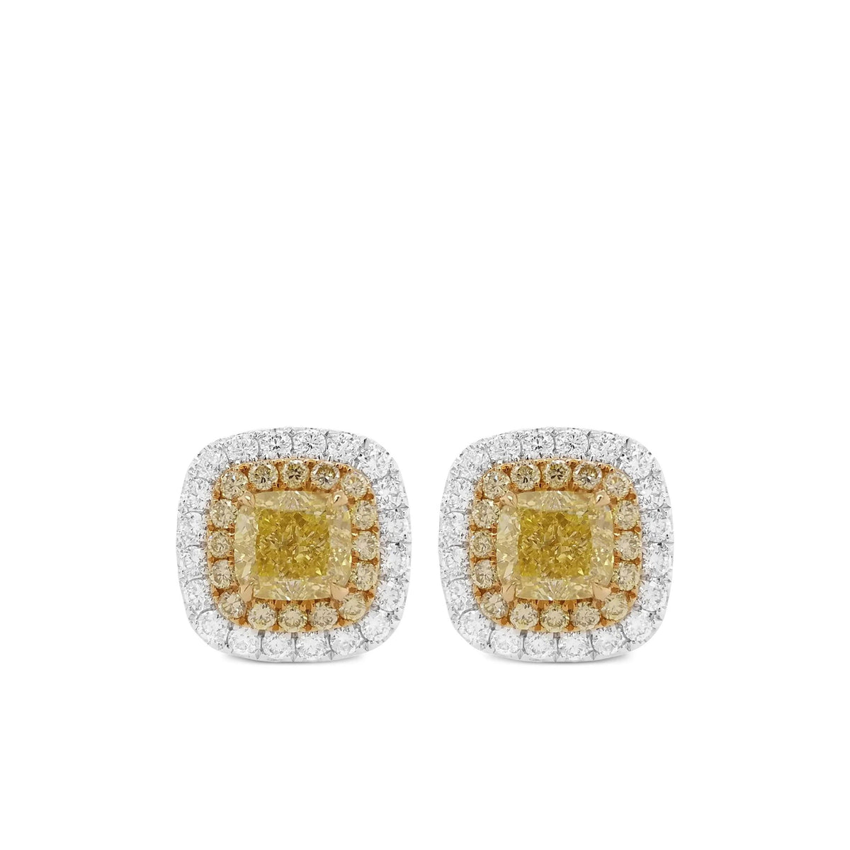 Arete con Diamante Amarillo 18k - PALESSI