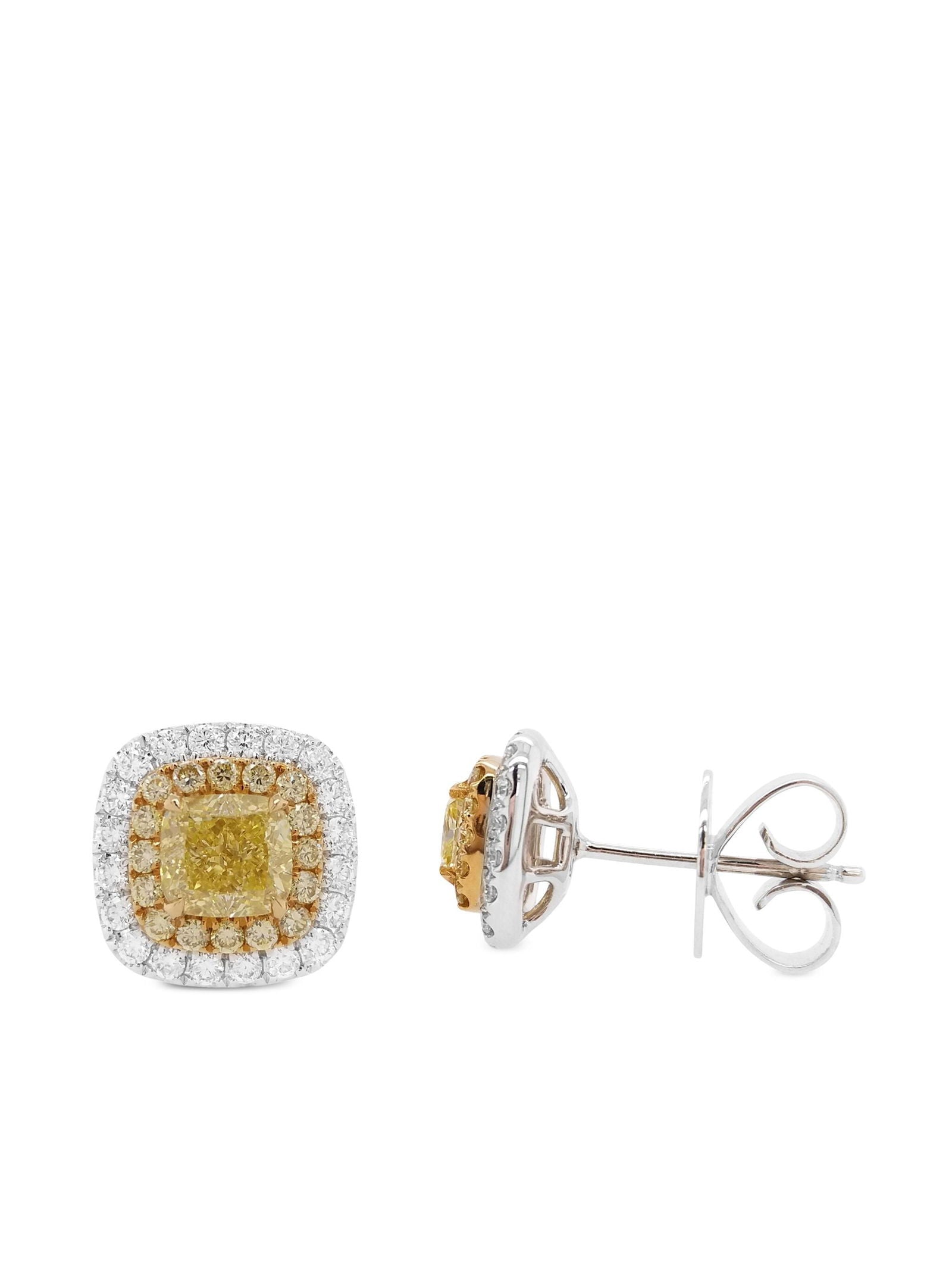 Arete con Diamante Amarillo 18k - PALESSI