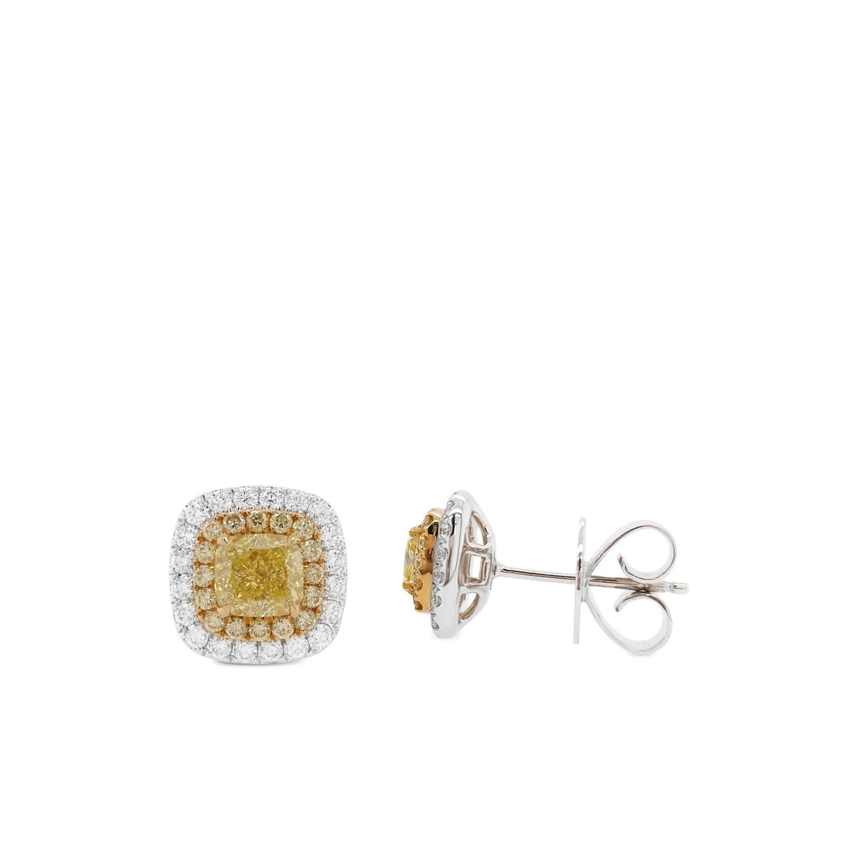 Arete con Diamante Amarillo 18k - PALESSI