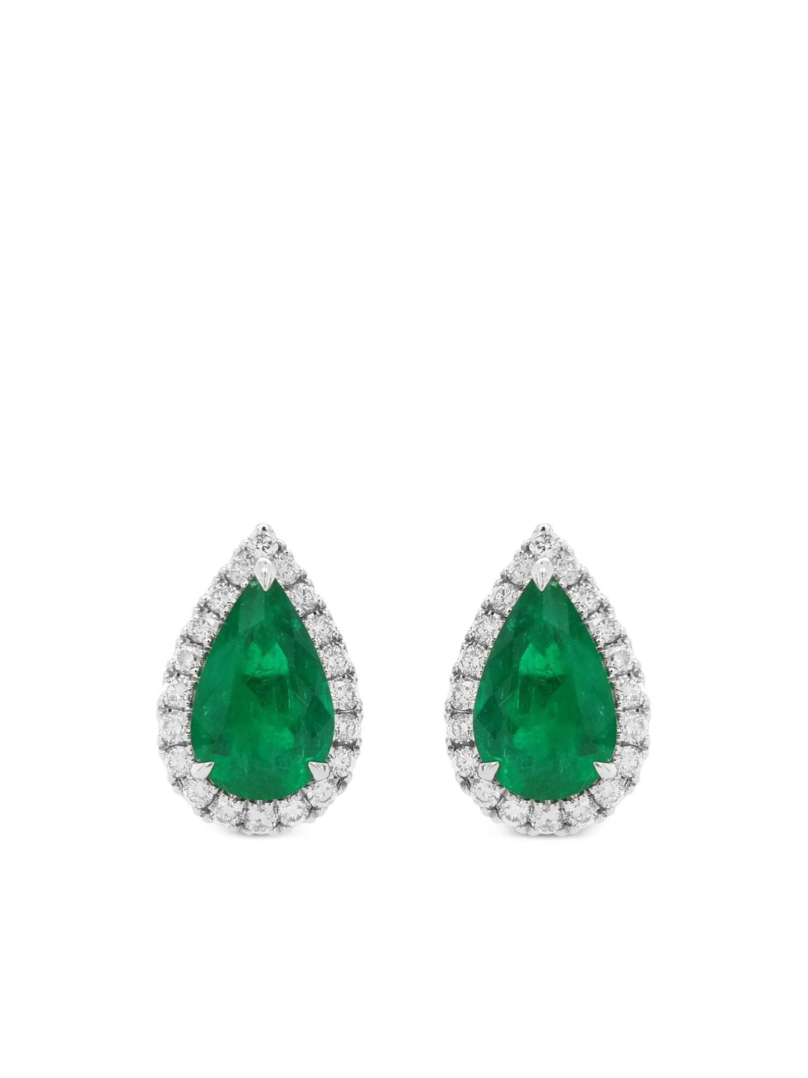Arete con Esmeralda Colombiana 18k - PALESSI