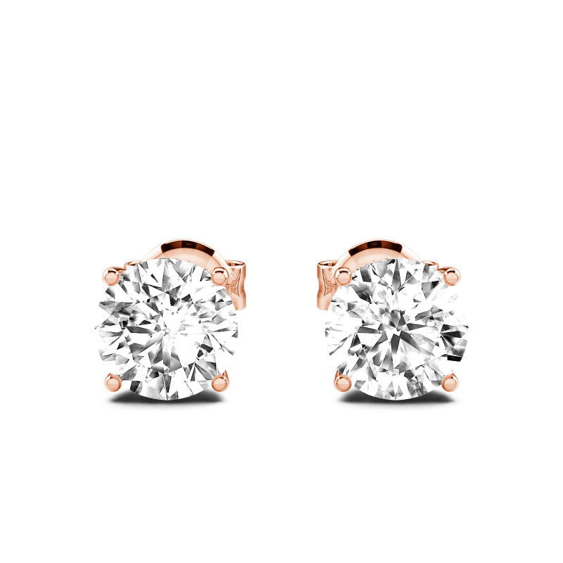 Aretes solitario 18k 1CT - PALESSI