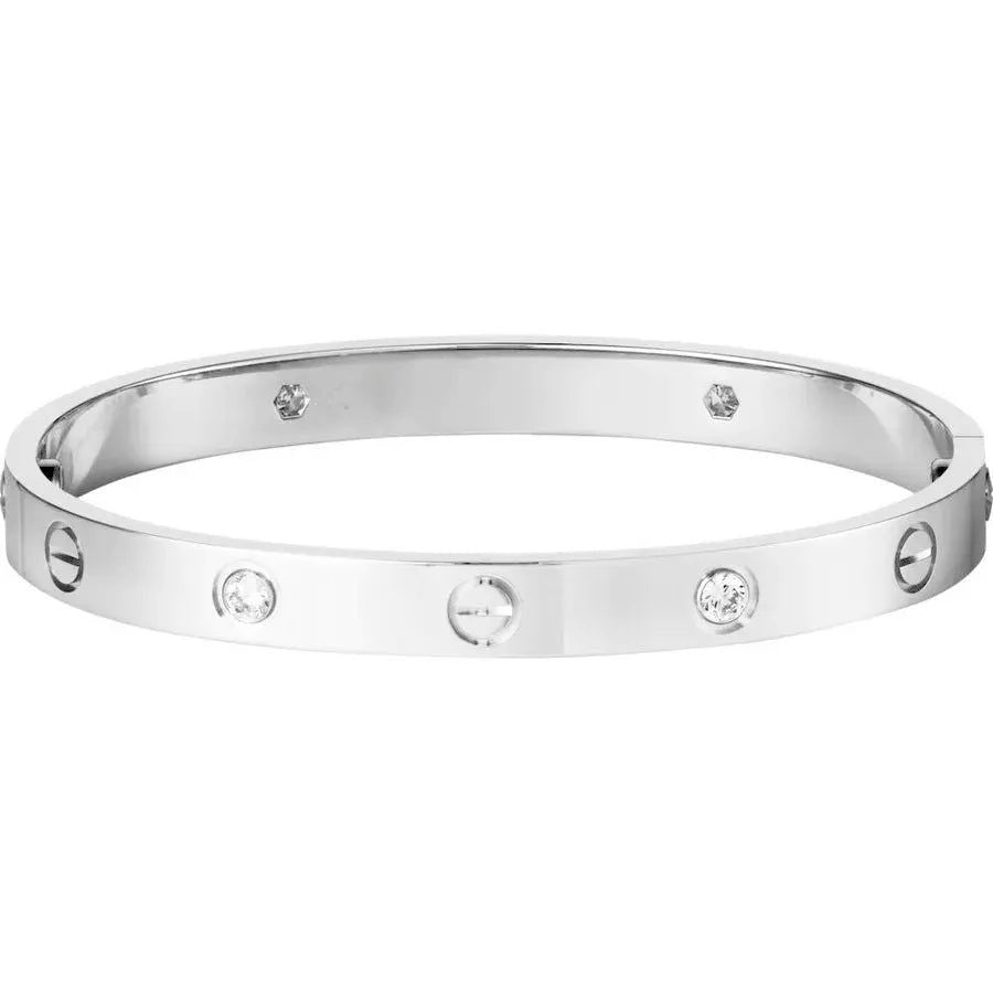 Aro Love 18k 6mm 4 Diamantes - PALESSI