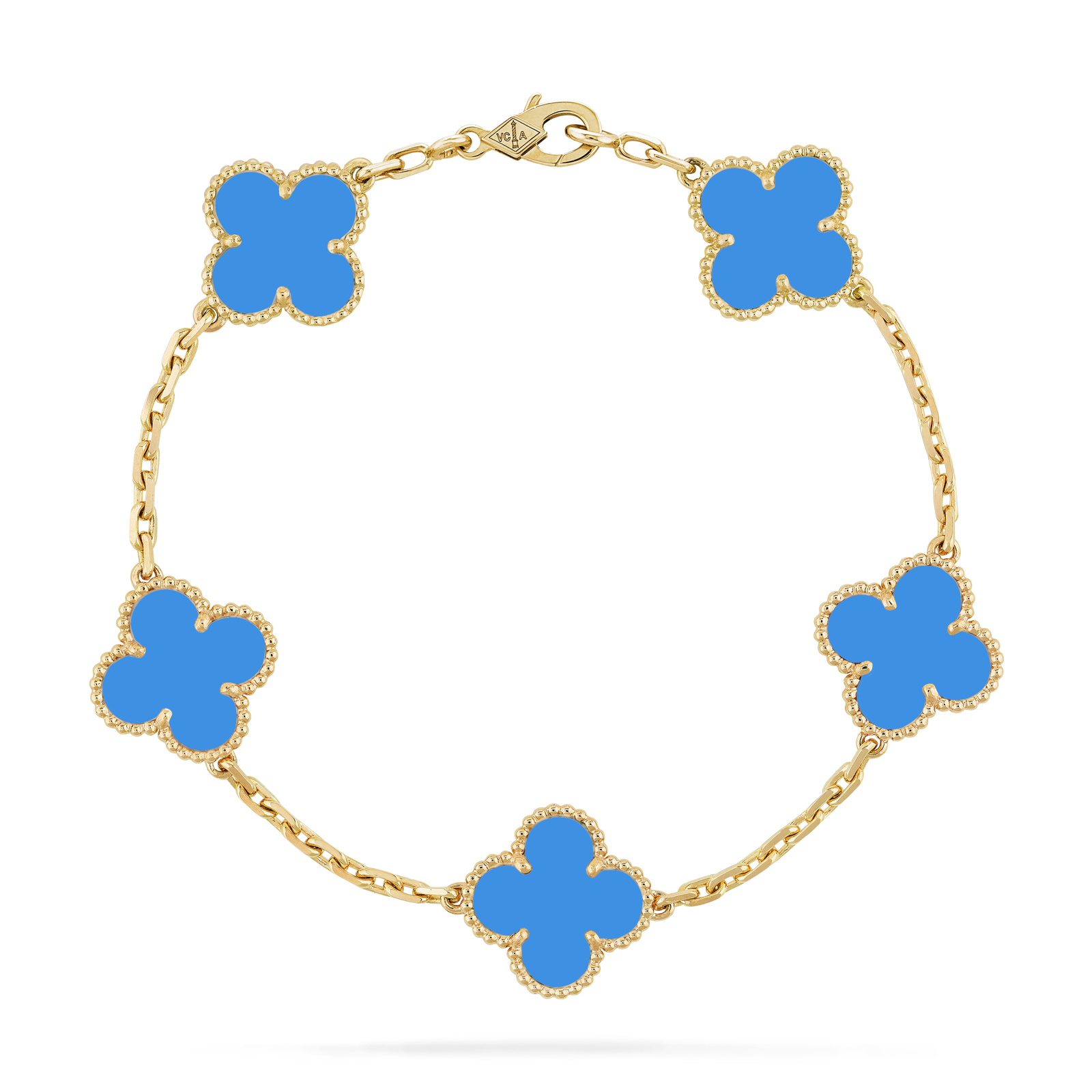 Brazalete Alhambra 5 motif Blue - PALESSI