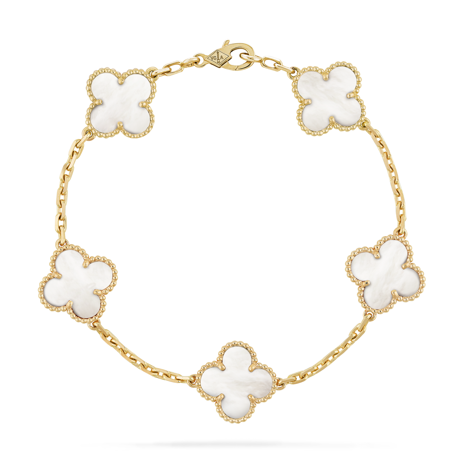 Brazalete Alhambra 5 motif Pearl - PALESSI