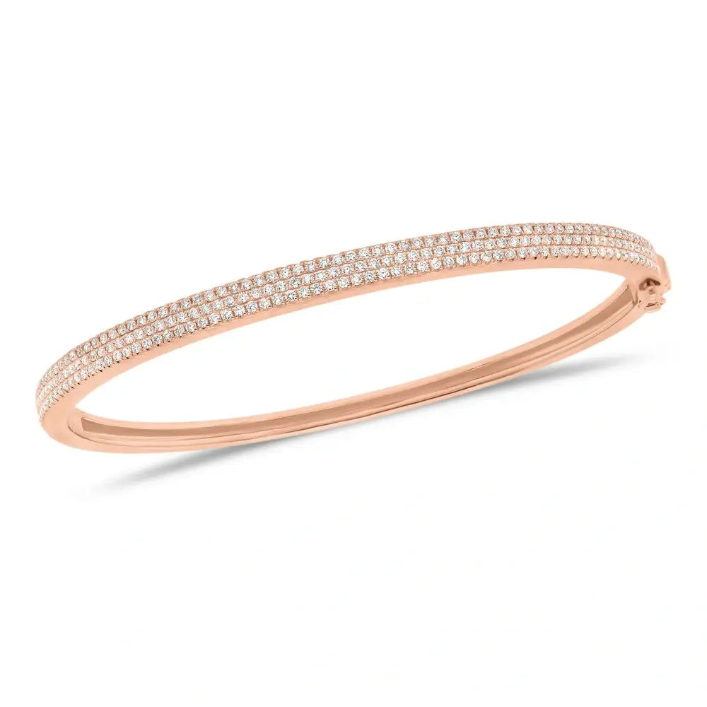 Brazalete Pave 18k 3 filas - PALESSI