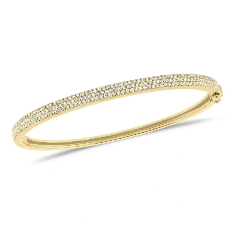 Brazalete Pave 18k 3 filas - PALESSI