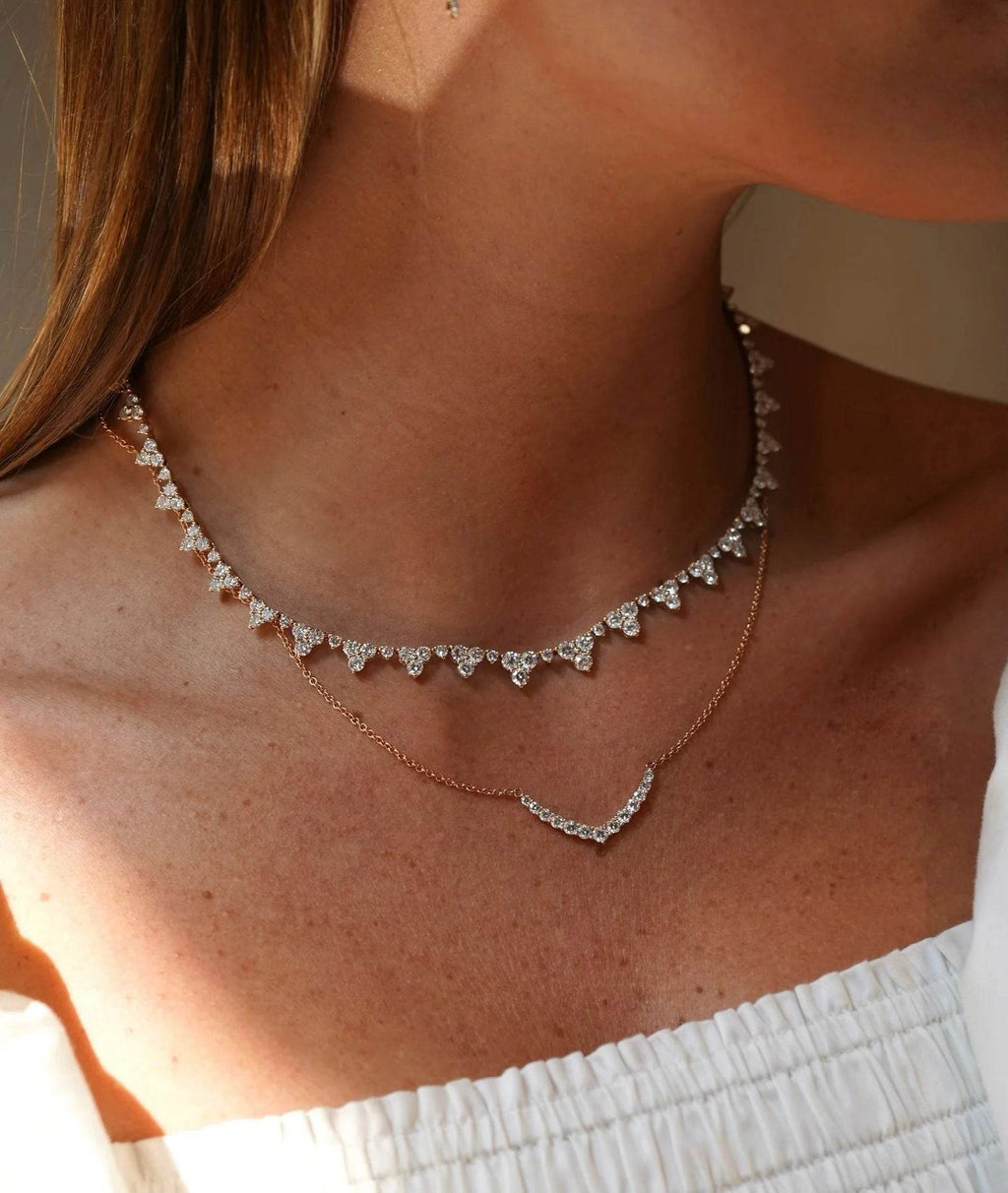 Cadena de Diamantes Tennis en V - PALESSI
