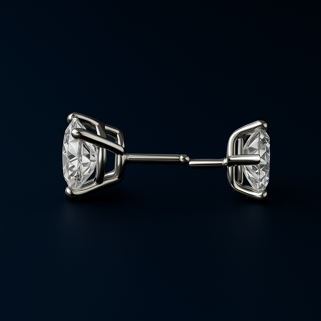 Solitaire Earings