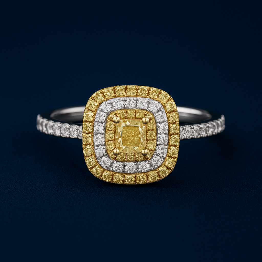 Soleste Royale con Diamante Amarillo