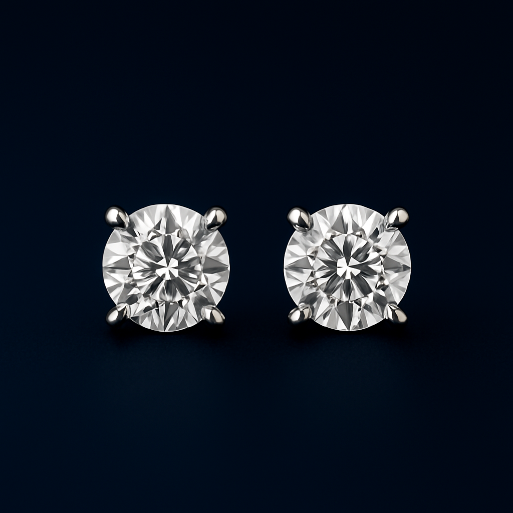 Solitaire Earings