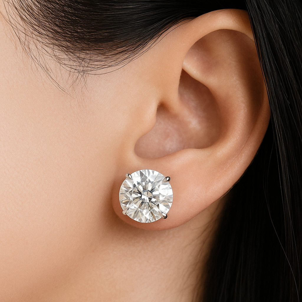 Solitaire Earings