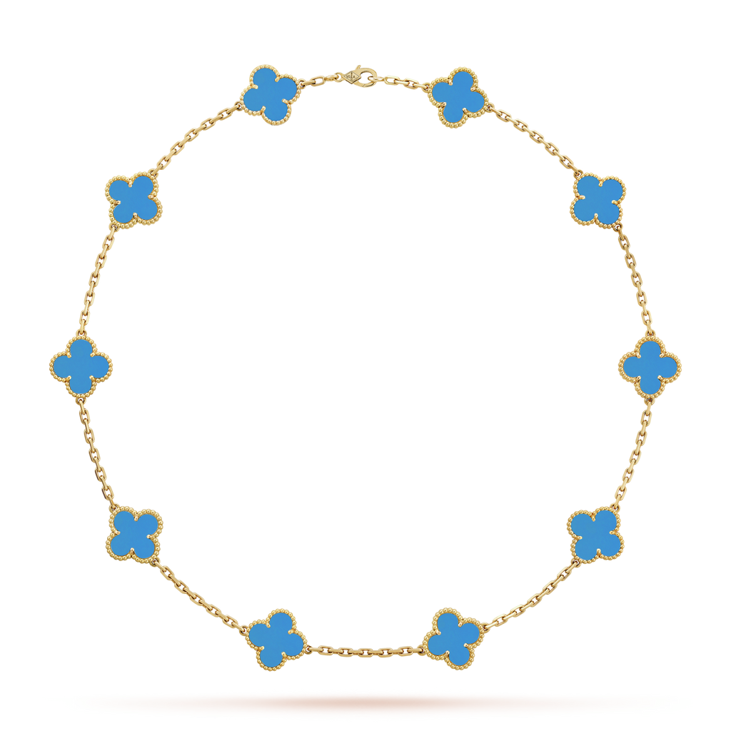 Collar Alhambra 10 motif Blue - PALESSI