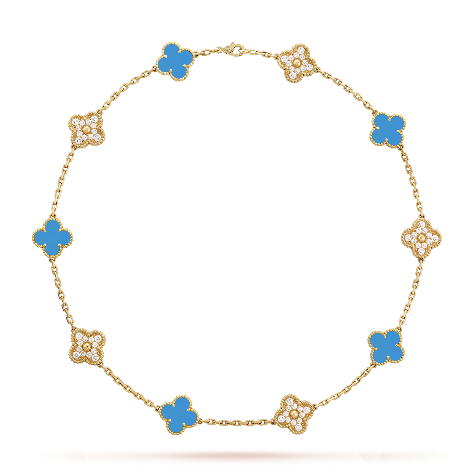 Collar Alhambra 10 motif Blue - PALESSI