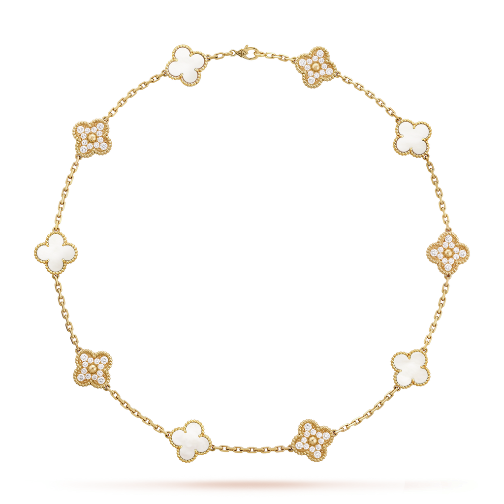 Collar Alhambra 10 motif Pearl - PALESSI