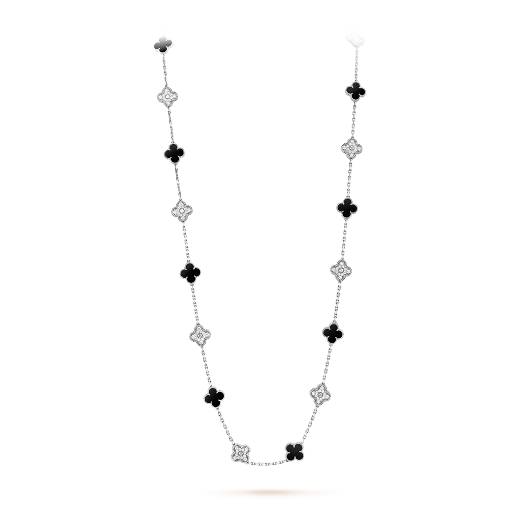 Collar Alhambra 20 motif Black - PALESSI