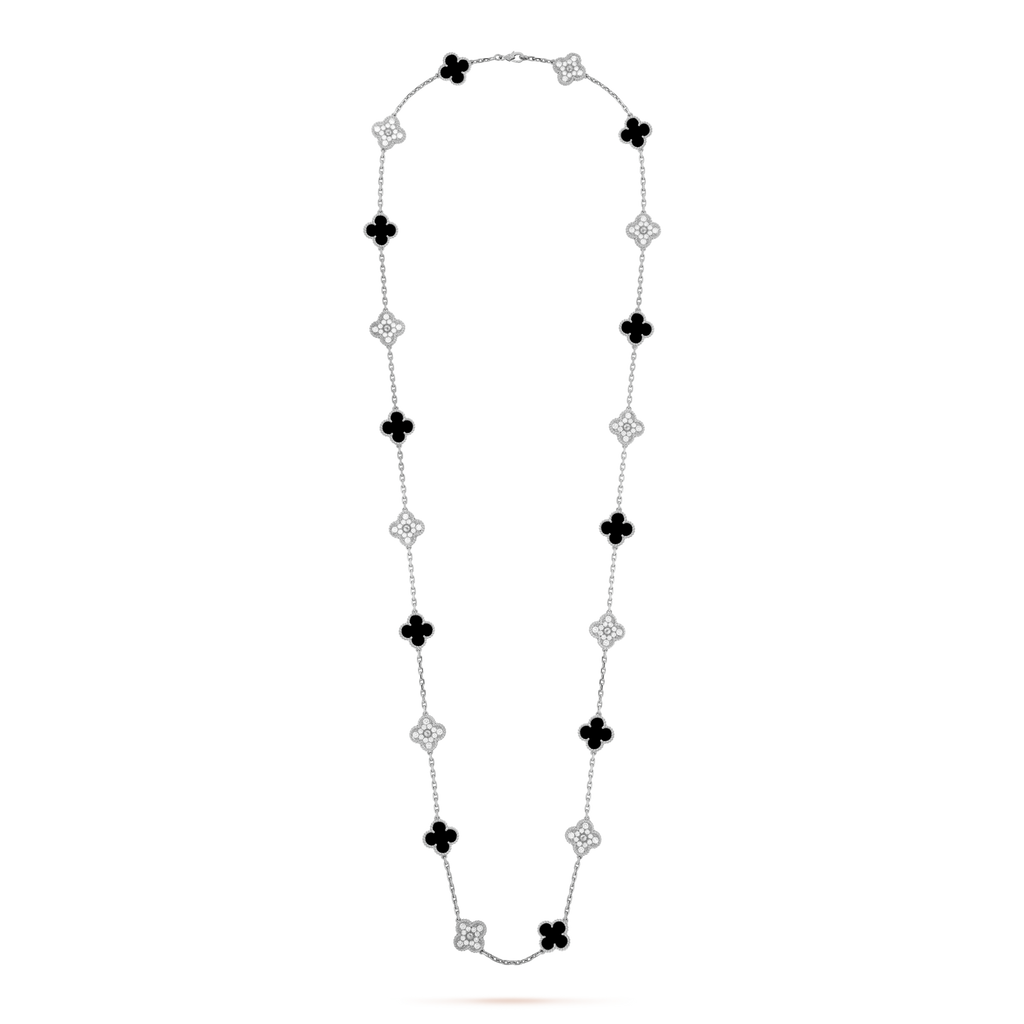 Collar Alhambra 20 motif Black - PALESSI