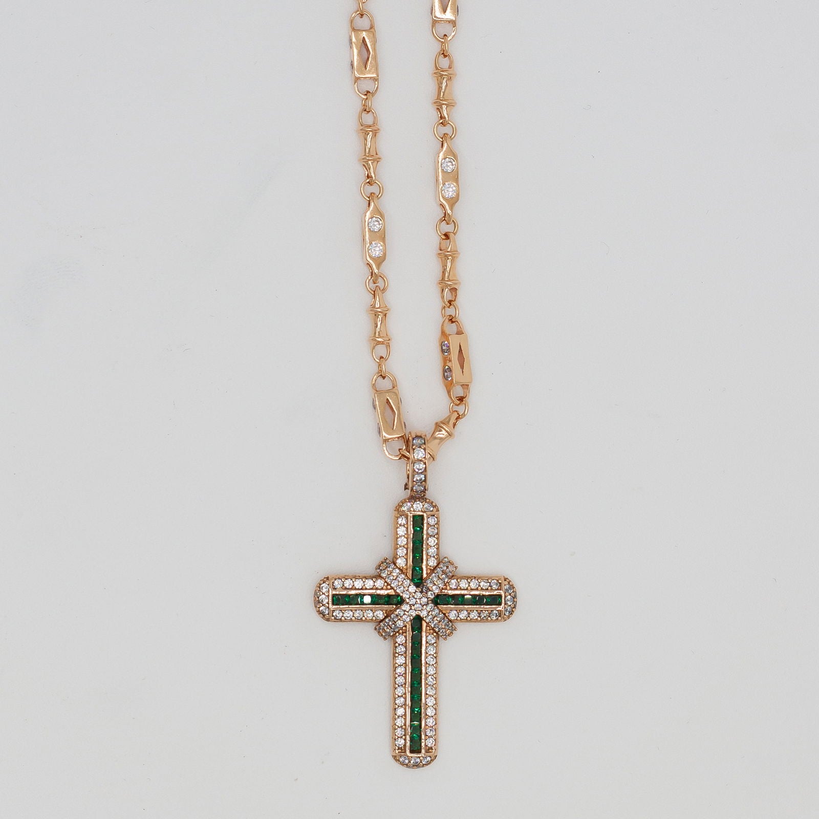 Conjunto Cadena & Cruz 18K - PALESSI