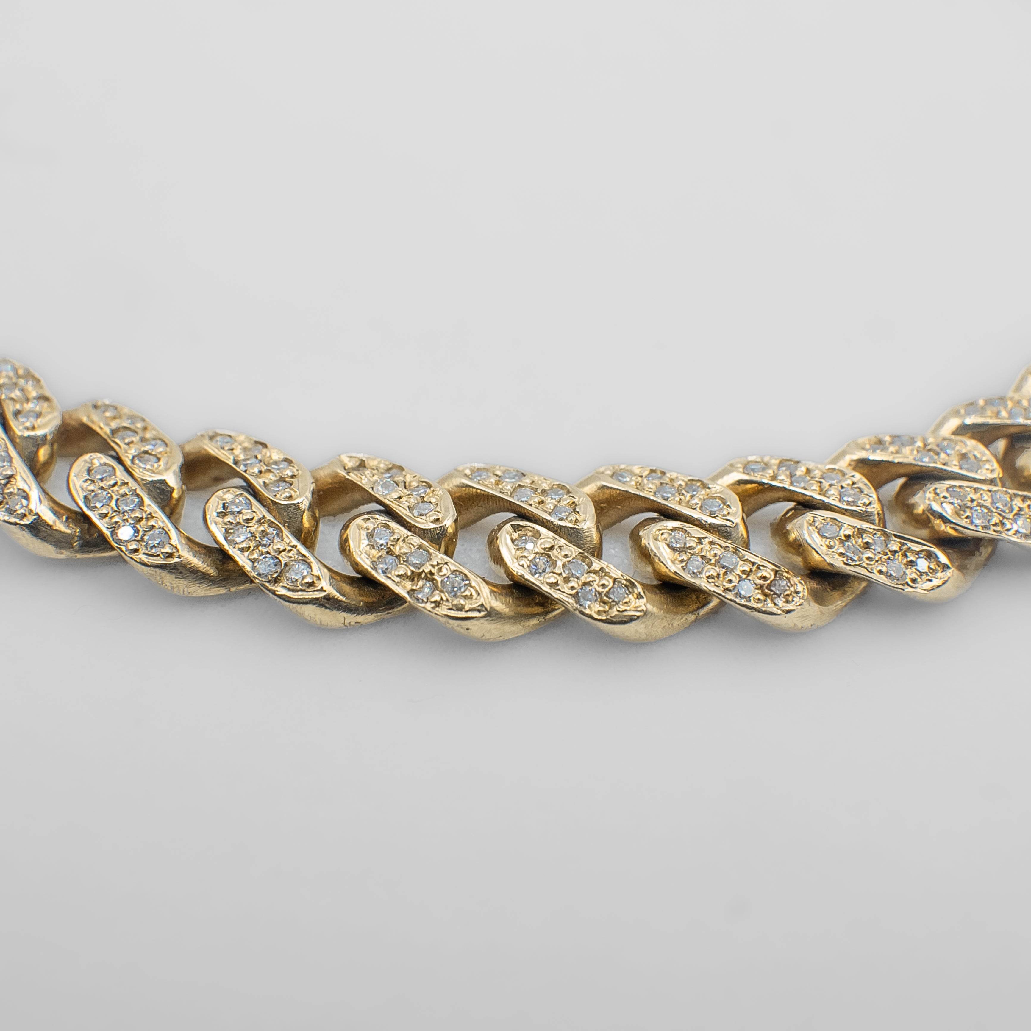 Collar Miami Cuban Ice 18k - PALESSI