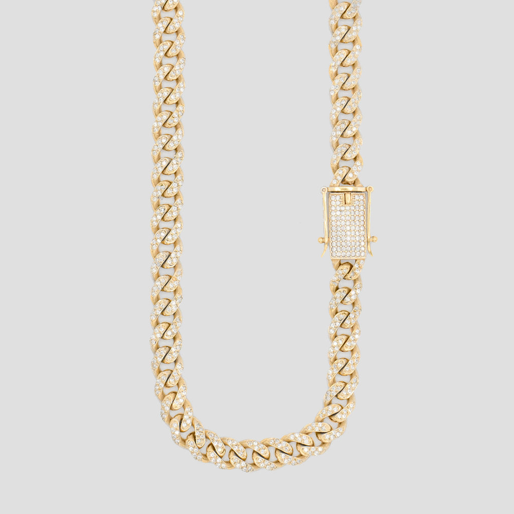Collar Miami Cuban Ice 18k - PALESSI