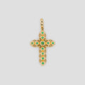 Cruz Oro con Esmeraldas 18k - PALESSI