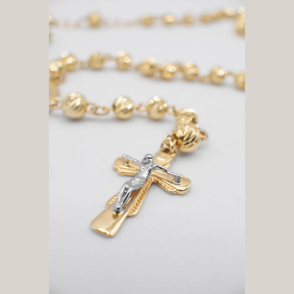 Rosario con virgen 18k - PALESSI