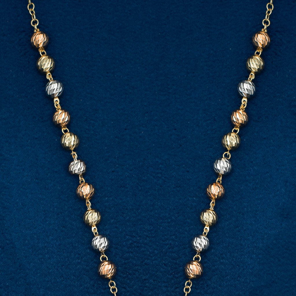 Rosario con Virgen 18k - PALESSI