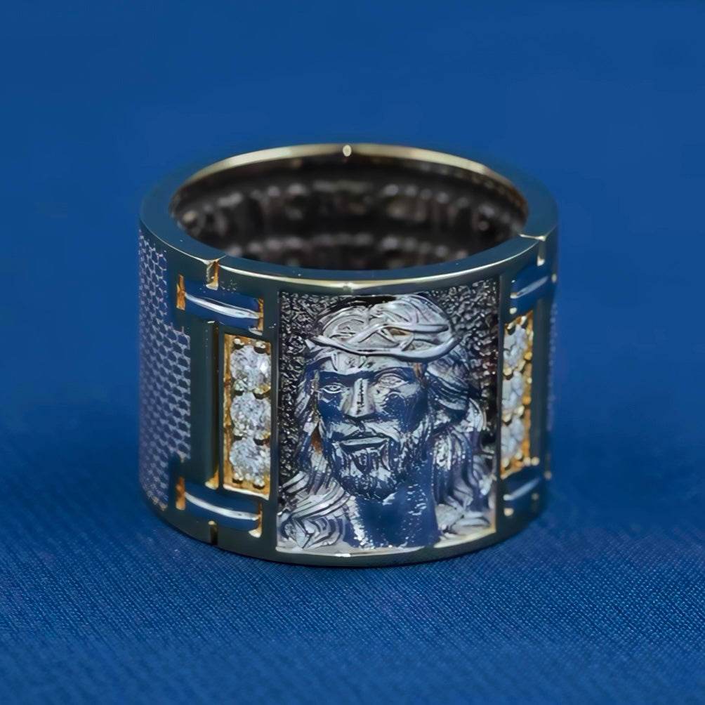 Cristo Rey - Anillo de Hombre - PALESSI