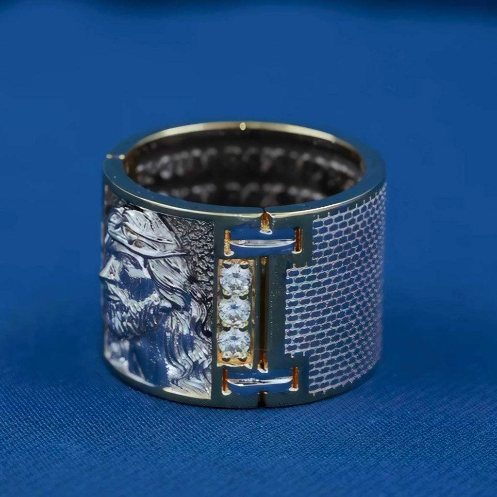 Cristo Rey - Anillo de Hombre - PALESSI