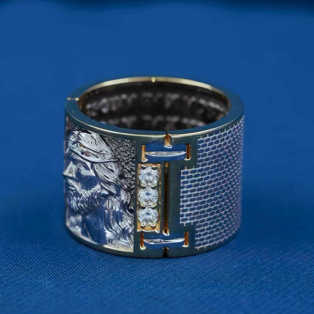 Cristo Rey - Anillo de Hombre - PALESSI
