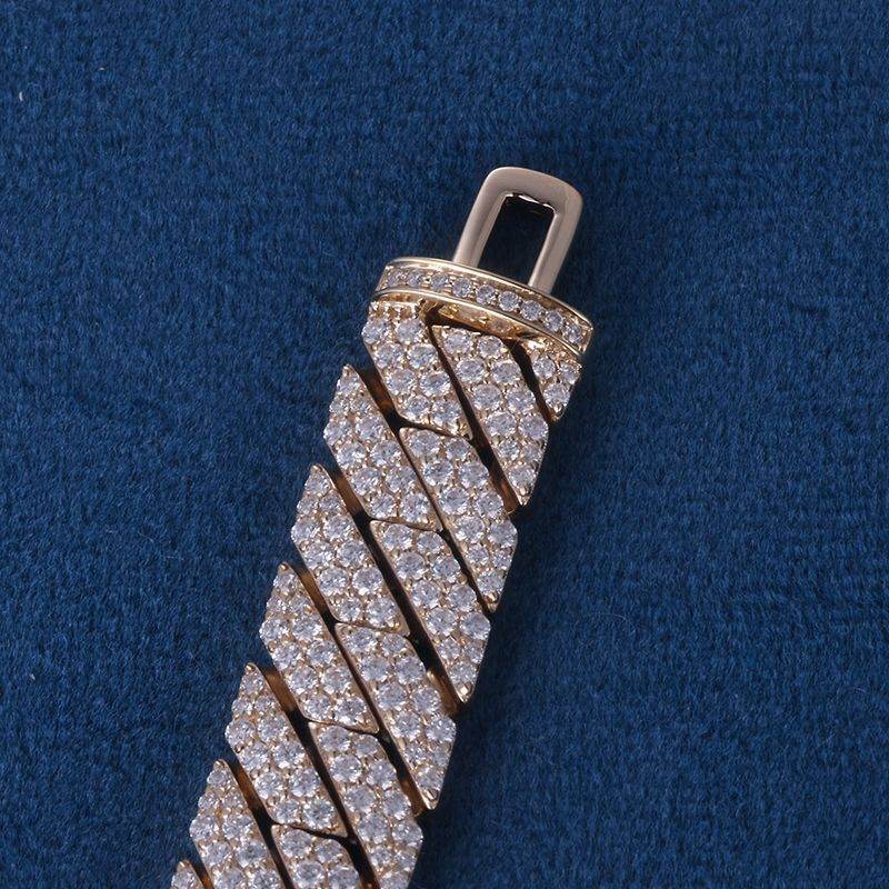Cubana Ice Out Champagne Gold 18k - PALESSI