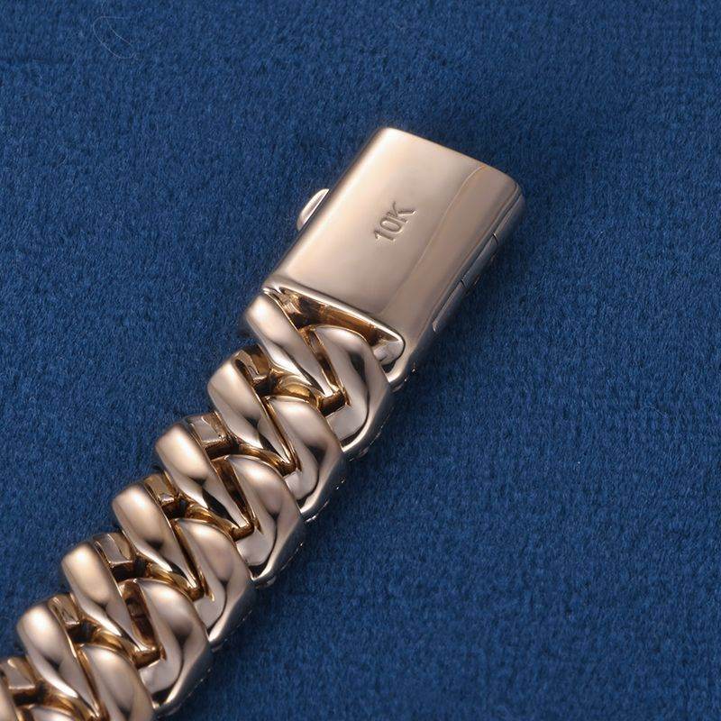 Cubana Ice Out Champagne Gold 18k - PALESSI