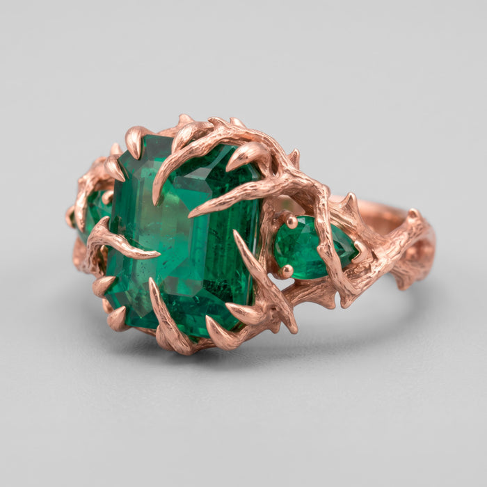 Anillo Cor Spinae Zarza 18K