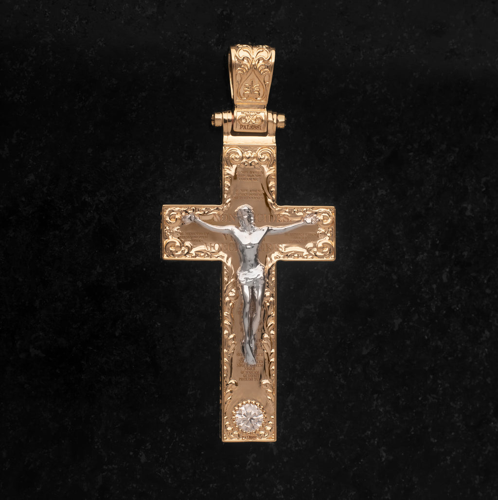 LEX PER CRUCEM en oro 18K